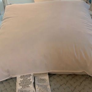 SOLD Both / Pottery Barn 18 x 18”  AND  20 x 20” pillow inserts